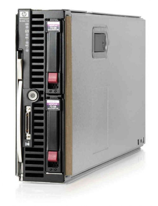 HP ProLiant BL460c G1, 2 X Xeon QC 2.66GHZ, 32GB RAM, 2 X 146GB HDD, QMH2462 4GB FC HBA , NC373M DP 1GB NIC