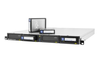 8920-RDX RDX QuikStation 4 RM, 4-Bay, 2x 1Gb Ethernet attached Removable Disk Array, 1U Rackmount