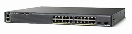 Cisco Catalyst 2960XR-24PD-I, 24 Port PoE, 2 SFP+ Uplinks, 640W AC PSU Switch