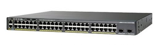 Cisco Catalyst 2960XR-48LPD-I, 48 Port PoE, 2 SFP+ Uplinks, 640W AC PSU Switch