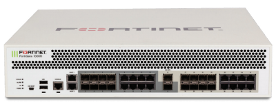 FG-1000D FortiGate 1000D w/ 2 x 10GE SFP+ slots, 16 x GE SFP Slots, 16 x GE RJ45 ports, 2 x GE RJ45 Management ports, SPU NP6 and CP8 hardware accelerated, 1 x 256GB SSD onboard storage, dual AC power supplies