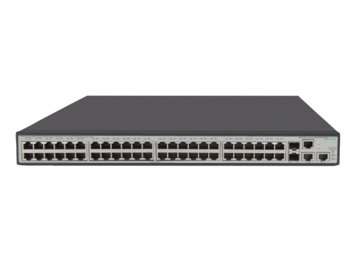 HPE 1950 48G 2SFP+ 2XGT PoE+ Switch, 48 x GIG PoE+, 2 x SFP+ & 2 x 1/10GBASE-T Ports, Limited Lifetime Warranty