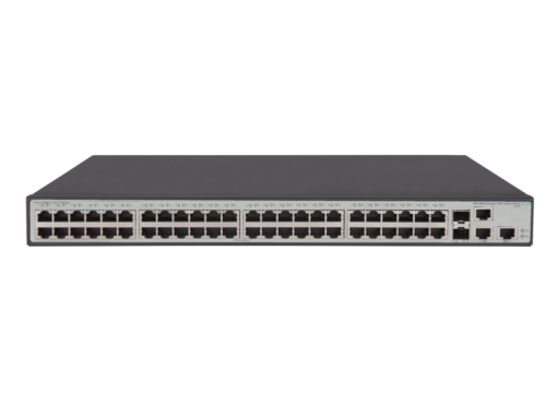 HPE 1950 48G 2SFP+ 2XGT Switch, 48 x GIG + 2 x SFP+ & 2 x 1/10GBASE-T Ports, Web-Managed, Limited Lifetime Warranty