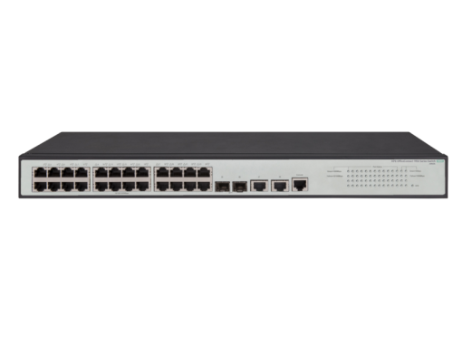 HPE 1950 24G 2SFP+ 2XGT Switch, 24 x GIG + 2 x SFP+ & 2 x 1/10GBASE-T Ports, Web-Managed, Limited Lifetime Warranty