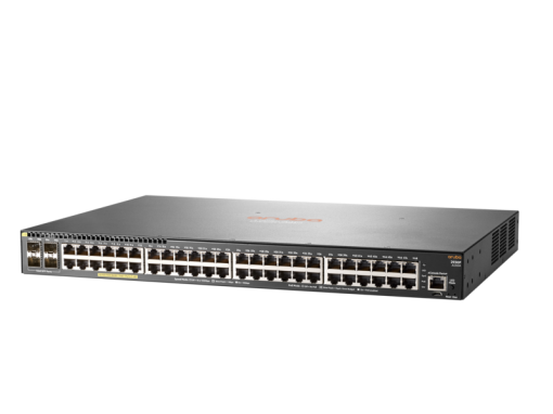 JL262A Aruba 2930F 48G PoE+ 4SFP Switch, 48 x GIG PoE+ Ports, 4 x SFP Ports, Lite Layer 3, Limited Lifetime Warranty