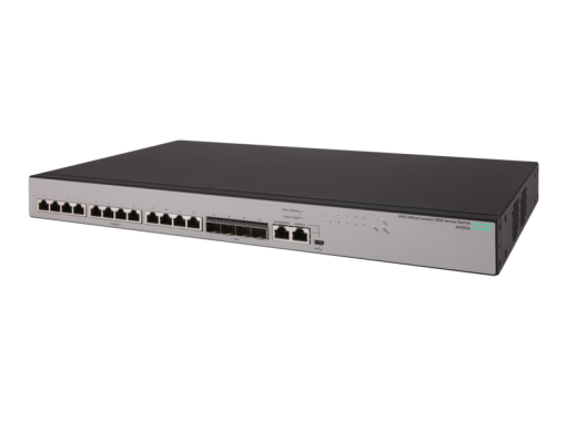 HPE 1950 12XGT 4SFP+ Switch, 12 x 10GBASE-T, 4 x SFP+ Ports, Web-Managed, Limited Lifetime Warranty