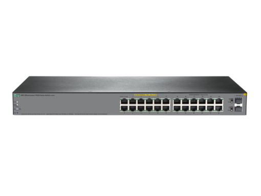 HPE 1920S 24G 2SFP PPoE+ 185W Switch, Partial PoE 1-12 Ports, Layer 3, Web-Managed, Limited Lifetime Warranty