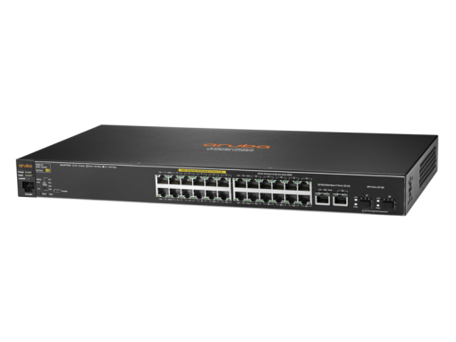 J9779A Aruba 2530 24 PoE+ Switch, Layer 2, 24 x 10/100 + 2 x SFP Ports, Managed, Limited Lifetime Warranty