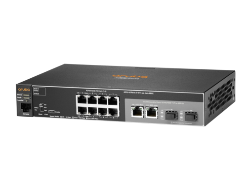 J9783A ARUBA 2530 8 Switch, Layer 2, 8 x 10/100 + 2 x SFP Ports, Managed, Limited Lifetime Warranty