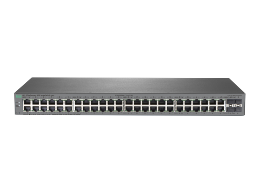 HPE 1820 48G Switch, 48 x GIG Ports + 4 x SFP Ports, Layer 2, Web-Managed, Limited Lifetime Warranty