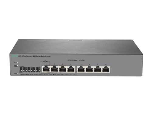 HPE 1820 8G Switch, 8 x GIG Ports, Layer 2, Web-Managed, Limited Lifetime Warranty