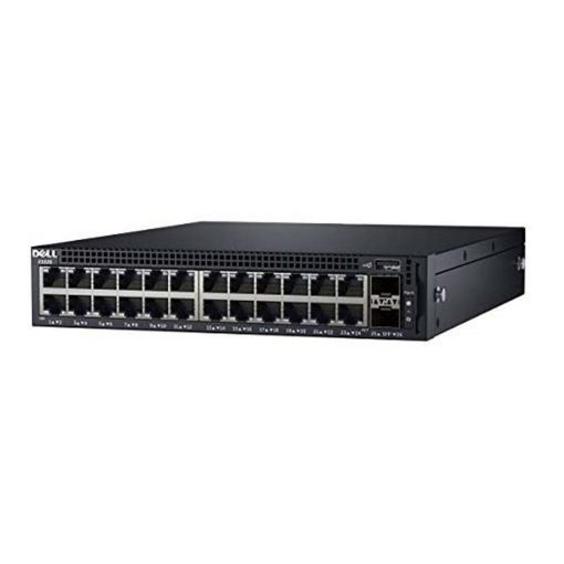 210-AEIM Dell Networking X1026 Smart Web Managed Switch, 24 x 1GbE and 2 x 1GbE SFP ports