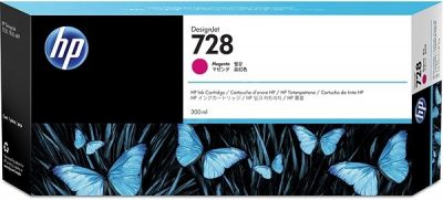 F9K16A HP INK CARTRIDGE No 728 Magenta 300ml