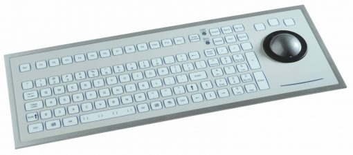 INDUSTRIAL IP67 KEYBOARD WITH TRACKBALL