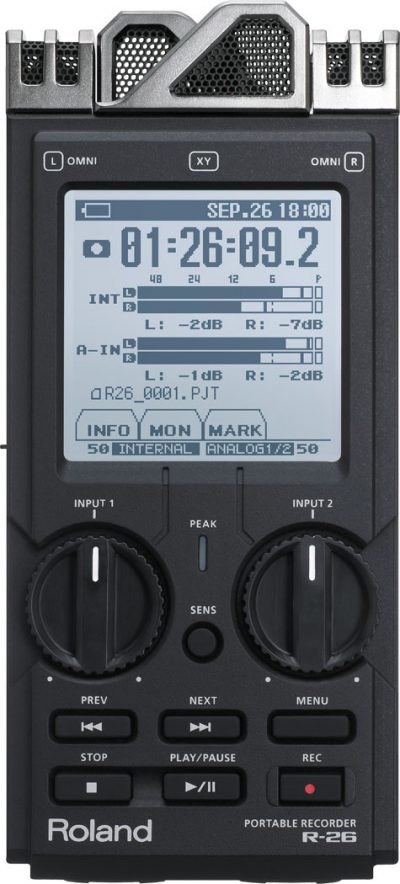 R-26 Roland R-26 6-Channel Digital Field Audio Recorder