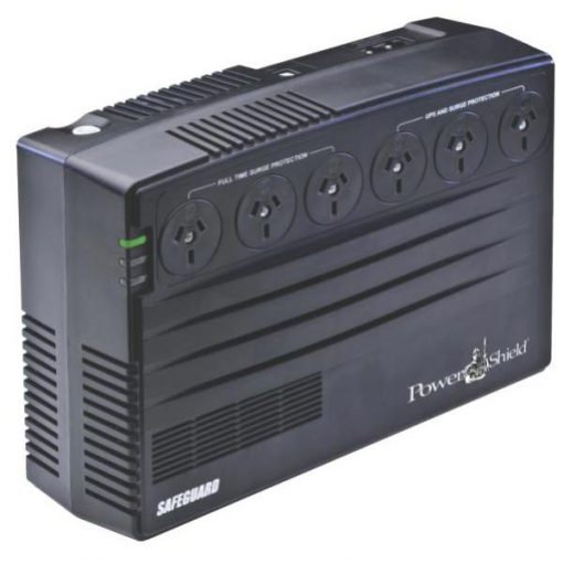 PSG750 PowerShield SafeGuard 750VA/450W Line Interactive, Powerboard Style UPS with AVR, Telephone or Modem Surge Protection. Wall Mountable. PSG750