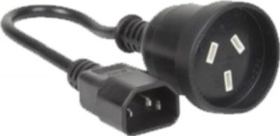 IEC-TO-FEMALE PowerShield PSIECAUS IEC to Australia Power Socket adapter lead IEC-TO-FEMALE