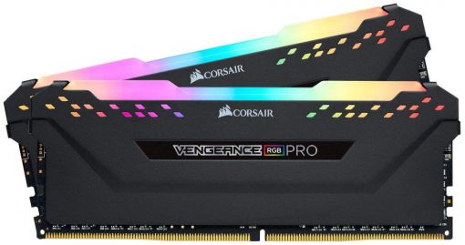 CORSAIR Vengeance RGB PRO - DDR4 - kit - 16 GB: 2 x 8 GB - DIMM 288-pin - unbuffered CMW16GX4M2C3200C16