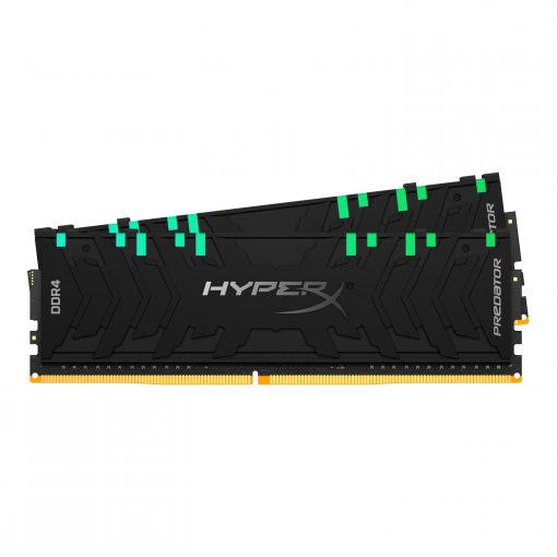 HyperX Predator RGB - DDR4 - kit - 128 GB: 4 x 32 GB - DIMM 288-pin - unbuffered HX436C18PB3AK4/128