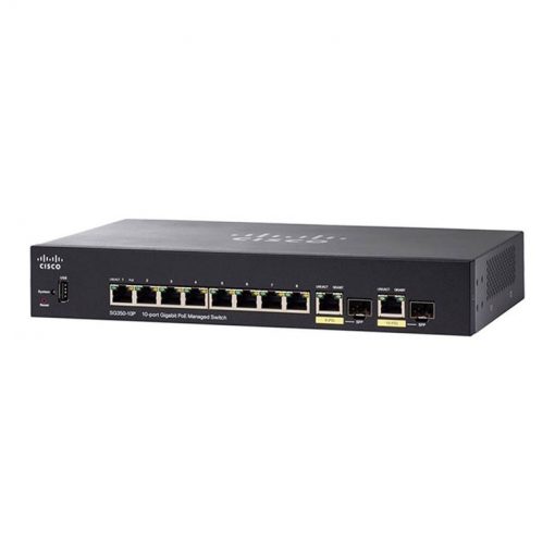 SG350-10P-K9-NA Cisco SG350-10P 10-port Gigabit POE ManagedSW SG350-10P-K9-NA