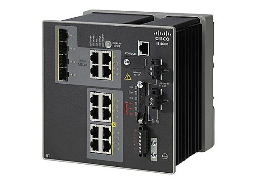 Cisco IE4000 8xRJ45 10/100M,4 x1G Combo , LAN Base IE-4000-8T4G-E