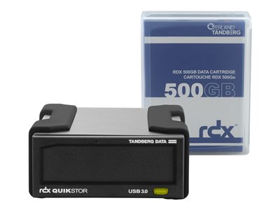 8863-RDX Tandberg Data RDX QuikStor External Drive Kit - 500GB USB3+ 8863-RDX