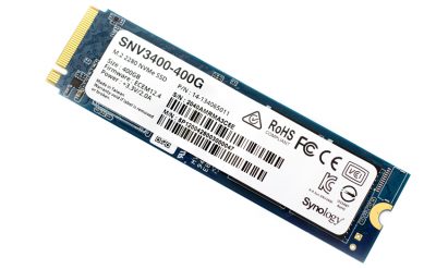 SNV3400 Synology M.2 2280 NVMe SSD, tailored for Synology NAS with built-in M.2 slots SNV3400