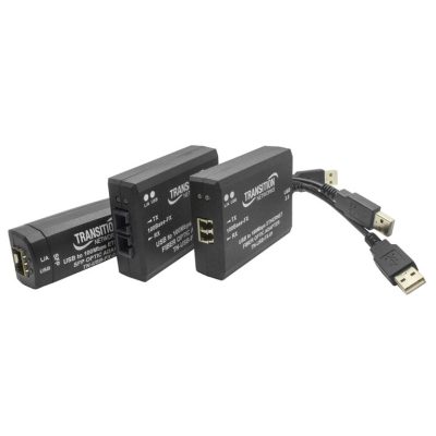 TN-USB LANTRONIX Scorpion-USB™ 2.0 to Fast Ethernet Fiber Adapter TN-USB Series