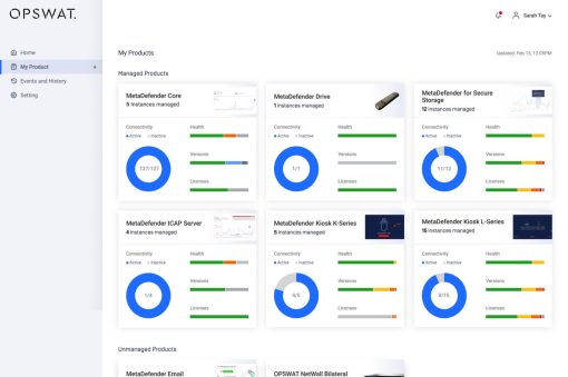 My OPSWAT OPSWAT My OPSWAT: Advanced Threat Prevention and Device Security Management Platform