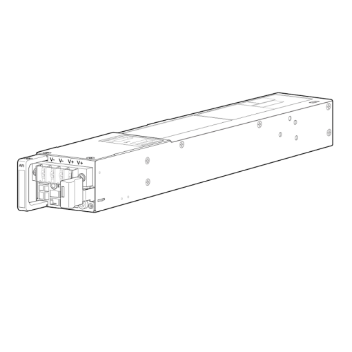 Juniper JPSU-650W-DC-AFI DC Power Supply