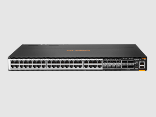 HPE Aruba Networking CX 8100 40x10G Base‑T 8x10G SFP+ 4x40/100G QSFP28 BF 3F 2AC PSU Switch Bdl